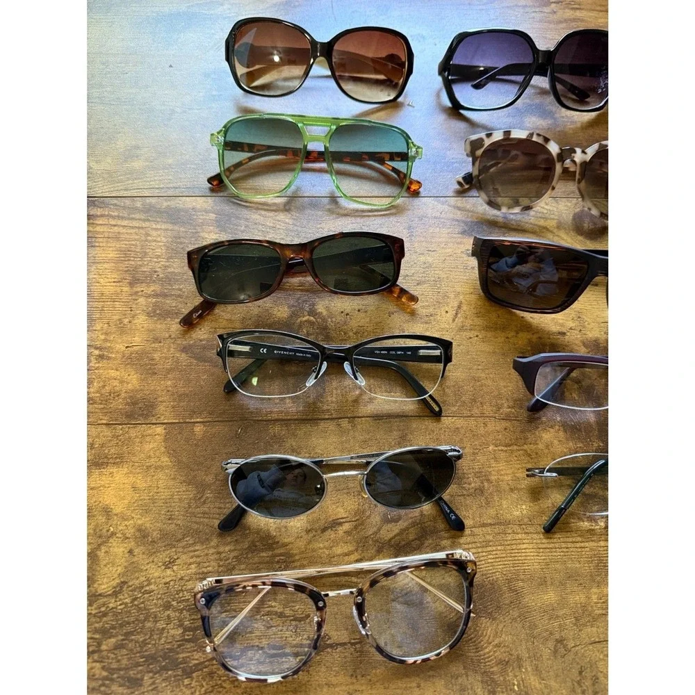 Givenchy Lacoste Warby Parker Sunglasses Eyeglasses Lot 11pc Unisex Multi Mixed